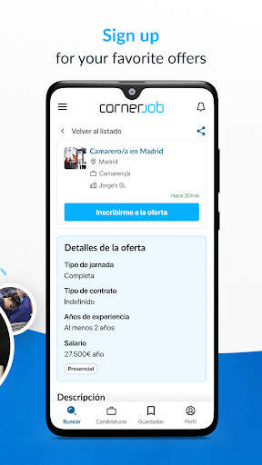 CornerJob - Job offers 3 تصوير الشاشة
