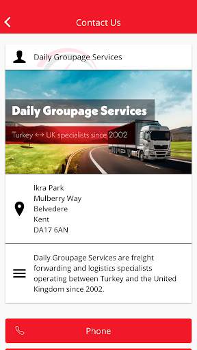 Daily Groupage Services screenshot 2