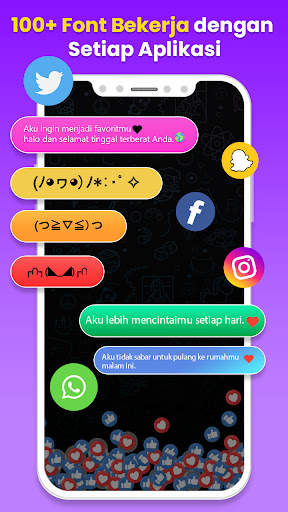Font keyboard: Fonts stiker screenshot 1
