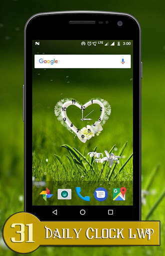Daily clock live wallpaper screenshot 8