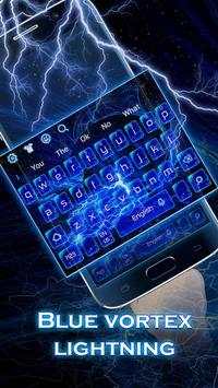 Blue Vortex Lightning Keyboard screenshot 1