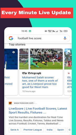 Live football and cricket app Live streaming screenshot 2