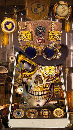 Metal Skull Head Themes Live Wallpapers screenshot 1