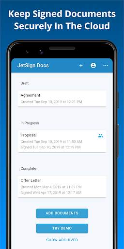 JetSign Signature App: Fill & Sign PDF Docs Now screenshot 8