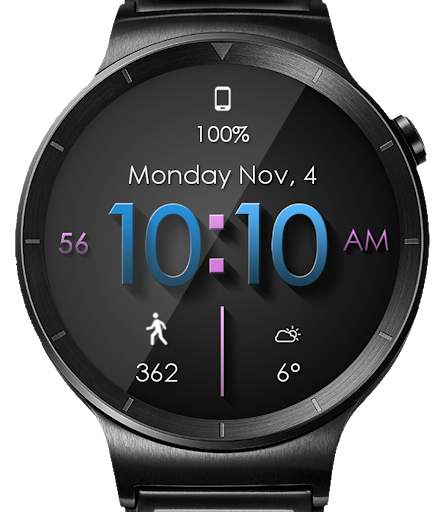 Material Shadow HD WatchFace Widget Live Wallpaper screenshot 15