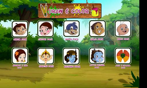 Draw & Color Chhota Bheem screenshot 10