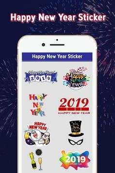 Happy New Year 2019 Sticker for WAStickers App screenshot 1