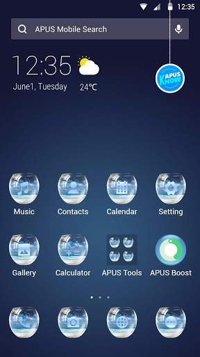 Bottle-APUS Launcher theme screenshot 1