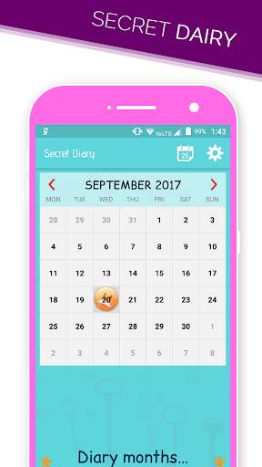 Secret Diary With Lock 6 تصوير الشاشة