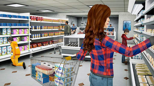 Shopping Mall Girl - Supermarket Shopping Games 3D screenshot 1