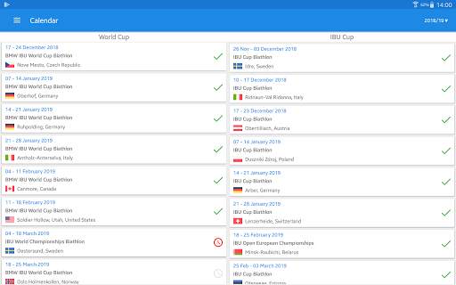 Biathlon Live Results 2022/23 screenshot 18