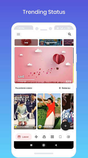Tamil status video App - Overjoy screenshot 1