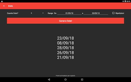 Randomizer  Generatore Casuale - Sceglie per Te screenshot 15
