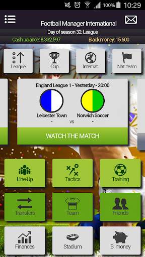FMI - Be a Football Manager screenshot 1