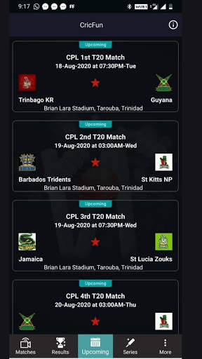 CricFun - Cricket Live line screenshot 2