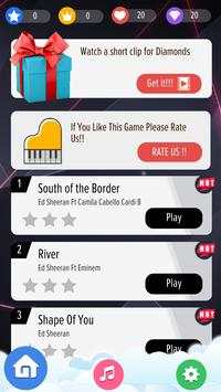 Ed Sheeran Piano Tiles New Piano Game screenshot 5