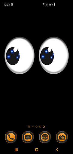 Funny Phone Eyes Live Wallpaper screenshot 5
