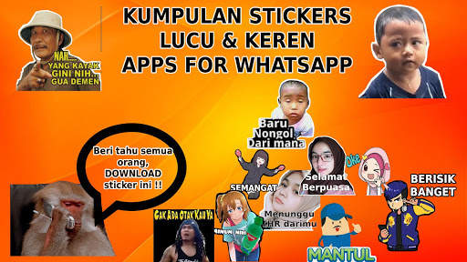 Kumpulan Stickers Lucu Apps For WhatsApp screenshot 1