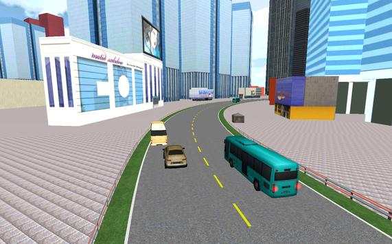 Bus Tantangan 3D II screenshot 1
