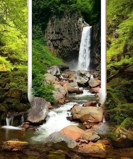 Forest Waterfall Live Wallpaper screenshot 1