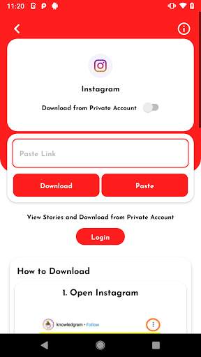 OneClick Status Downloader screenshot 7