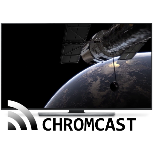 Galaxy background for Chromecast TV أيقونة
