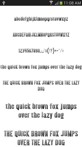 Fun untuk FlipFont percuma screenshot 1