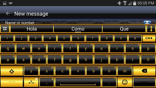 THEME AI TYPE GOLD BLACK screenshot 2