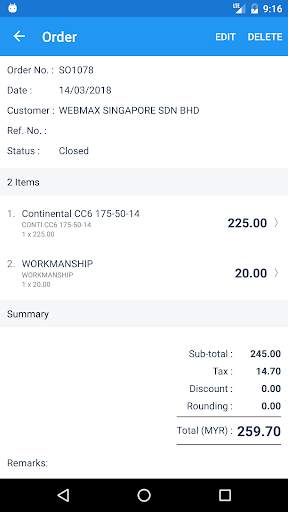 Webmax Accounting Software screenshot 2