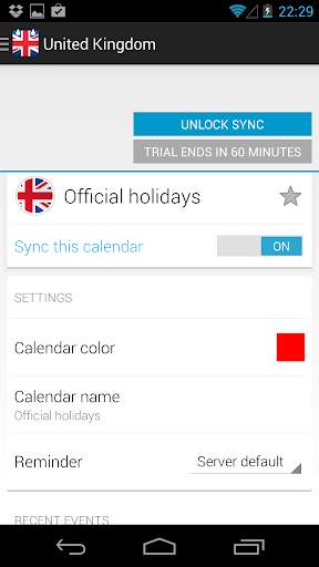 UK Holidays Calendar screenshot 3