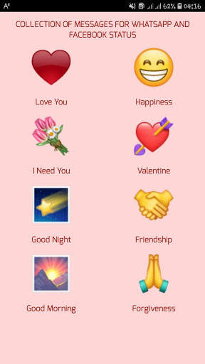 Best Status Messages for WA and FB - OFFLINE screenshot 1