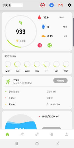 Step counter Calorie tracker screenshot 1
