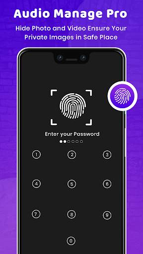 Audio Manager Vault - Hide photos, videos screenshot 1