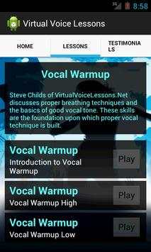 Virtual Voice Lessons screenshot 2