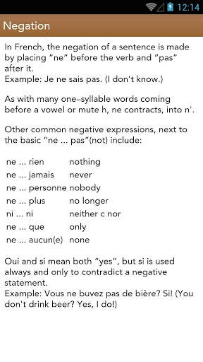 French Class Demo screenshot 3