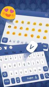 Face Blue Keyboard screenshot 3