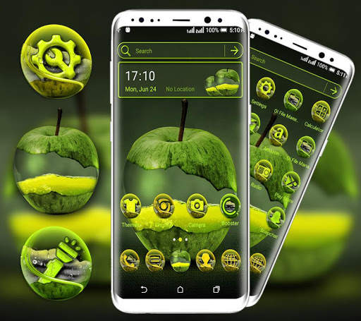 Green Apple Launcher Theme screenshot 1