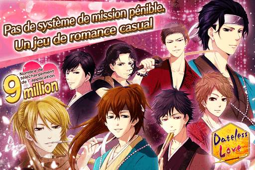 Dateless Love: Otome games français - jeux d'amour screenshot 1
