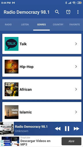 Radio democracy 98.1 sierra leone App Free screenshot 2