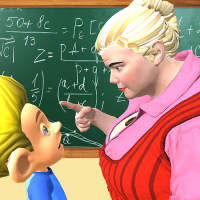 Jeux de professeur d'école effrayants 3D