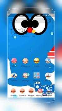 Cartoon Dora Blue Theme screenshot 1