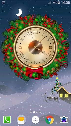 Christmas Clocks Wallpaper screenshot 1