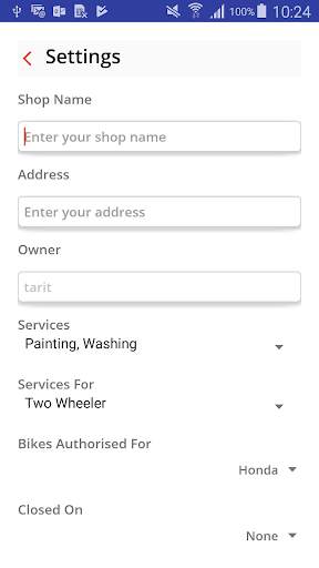 Wheels Garage: Register garage & automobile shops screenshot 5