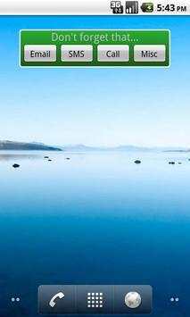 Reminder Widget 3 تصوير الشاشة