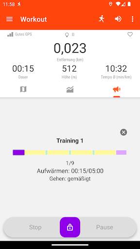 GPS Laufen Joggen & Radfahren screenshot 3