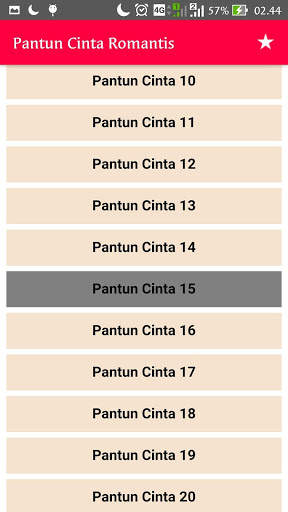 Pantun Cinta Remaja Romantis screenshot 2