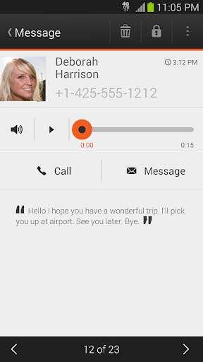 Visual Voicemail by MetroPCS screenshot 2