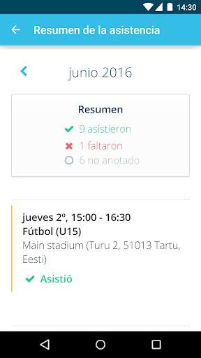 Sportlyzer Jugadores App screenshot 3