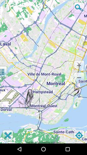 Map of Montreal offline screenshot 1