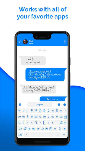 Zawgyi Myanmar Keyboard: Zawgyi Font Keyboard App स्क्रीनशॉट 7